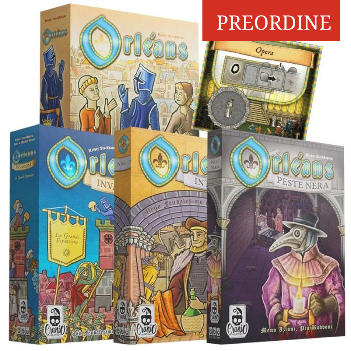 Orléans - Gioco Base + 3 Espansioni + Promo | Super Bundle Uscita prevista Maggio 2025