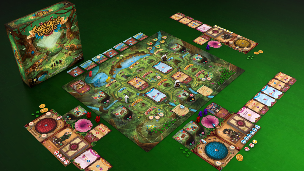 Bardwood Groove + espansione Spirits of the Groove + Kickstarter Esclusive Pack - inglese