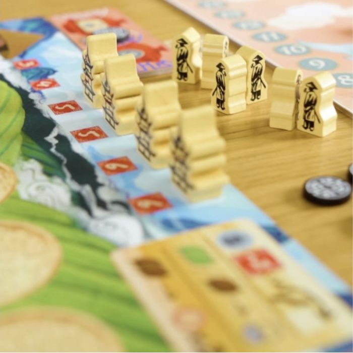 "Componenti Tea Garden gioco da tavolo"