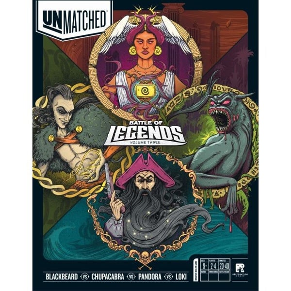 Unmatched - Battle of Legends - Volume Three - Italiano + Carte Foil omaggio