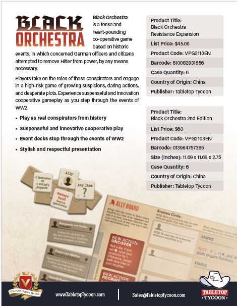 Black Orchestra: Resistance - inglese