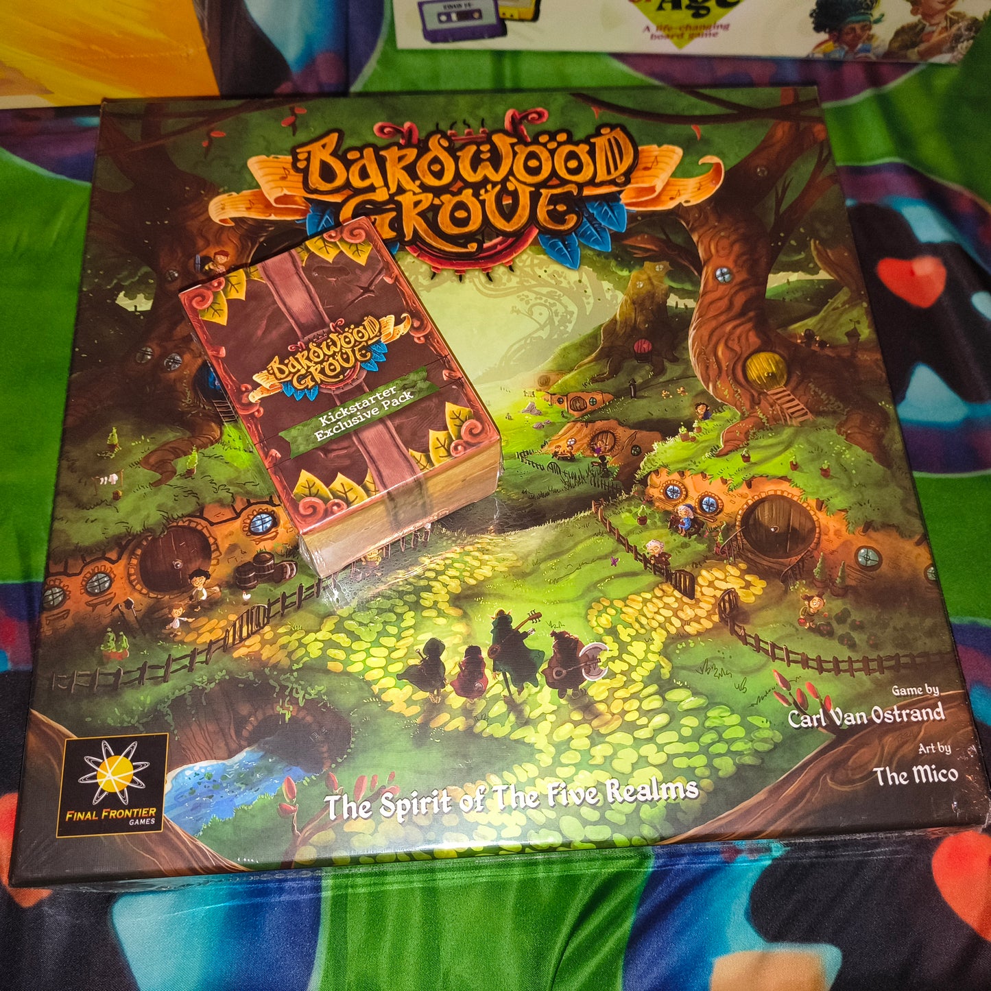 Bardwood Groove + espansione Spirits of the Groove + Kickstarter Esclusive Pack - inglese