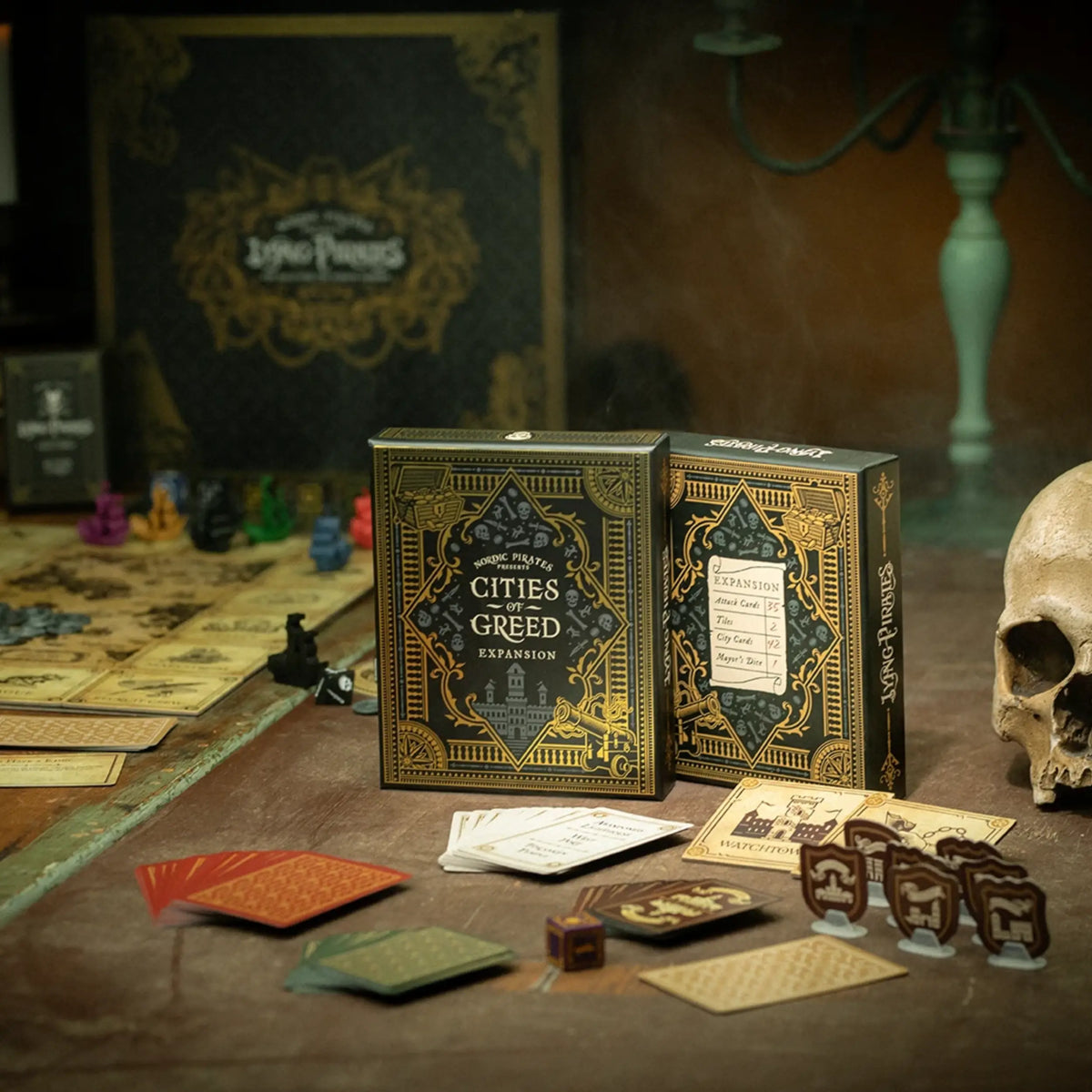 Lying Pirates Bundle: Gioco Base + Espansione Cities of Greed - Edizione italiana