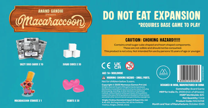 Macaraccoon – Do Not Eat