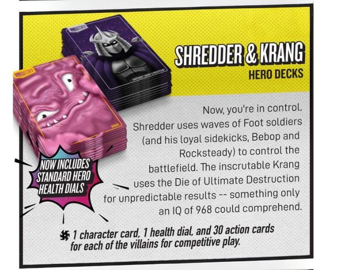 Unmatched: Shredder & Krang Deck (Espansione) - inglese - preordine