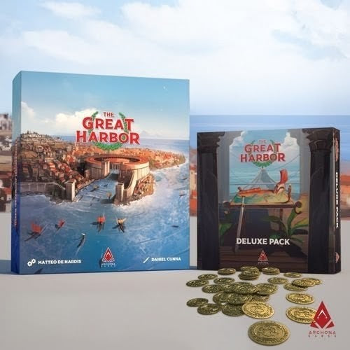 The great harbor + pacchetto Deluxe + monete metalliche - BUNDLE - inglese - Preordine