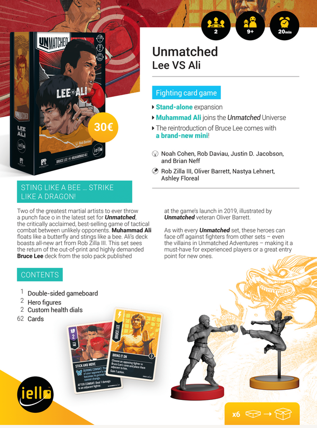 Unmatched: Muhammad Ali vs Bruce Lee - inglese - preordine - consegna prevista febbraio 2026