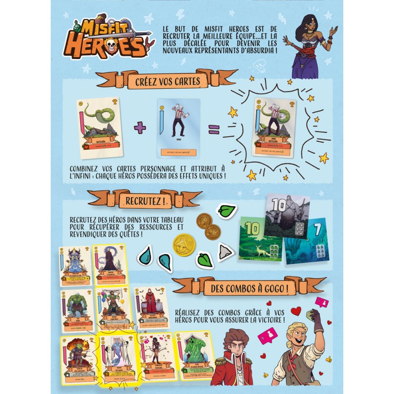 Misfit Heroes - inglese